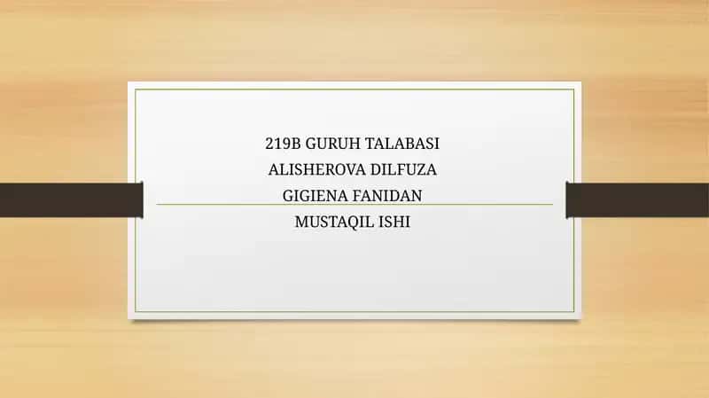 GIGIENA FANIDAN 1