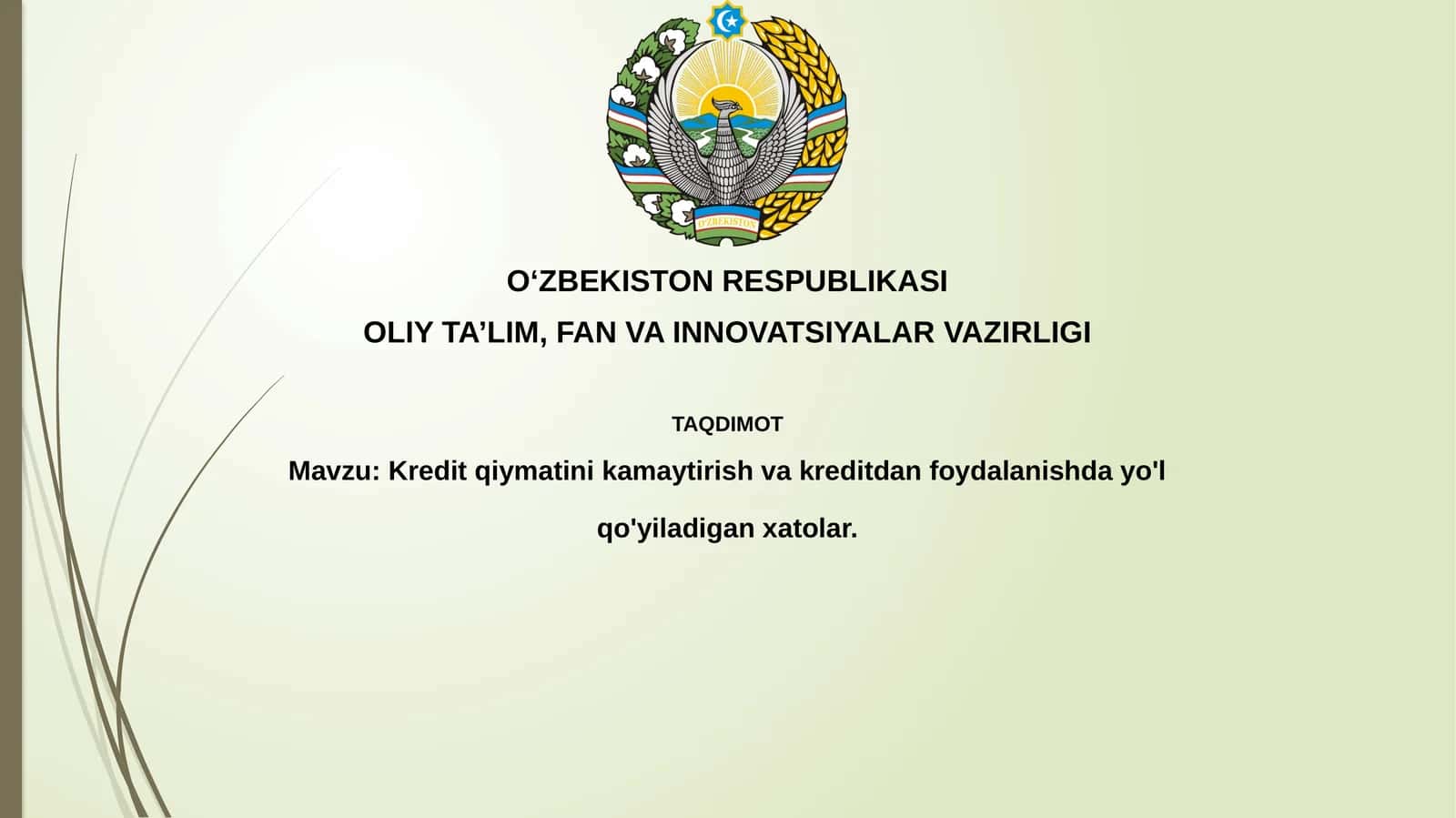 Kredit narxini kamaytirish usullari 1