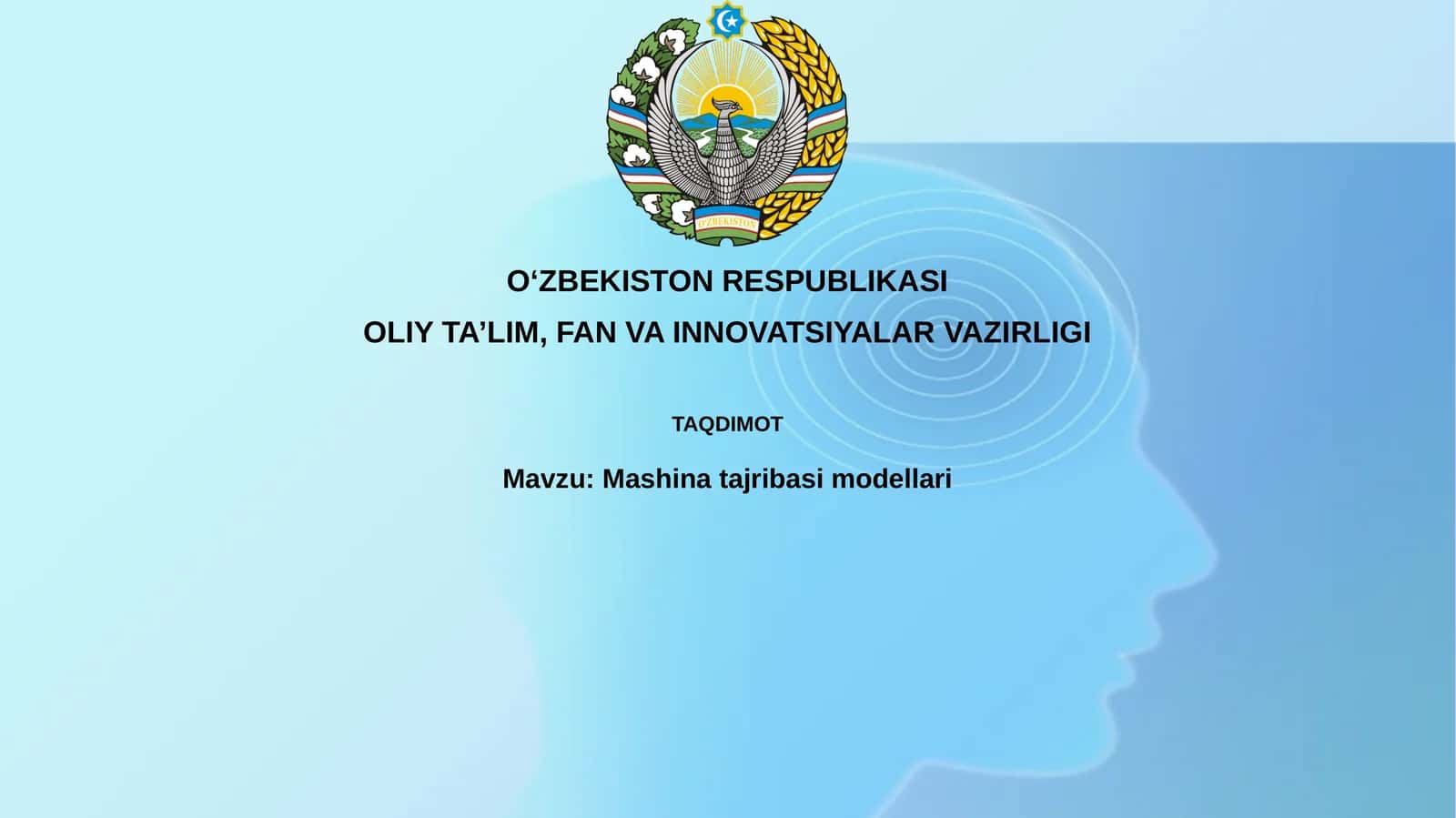 Mashinatajribasimodellari 1