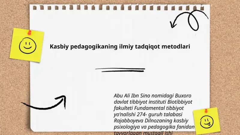 Kasbiy pedagogikaning ilmiy tadqiqot metodlari 1
