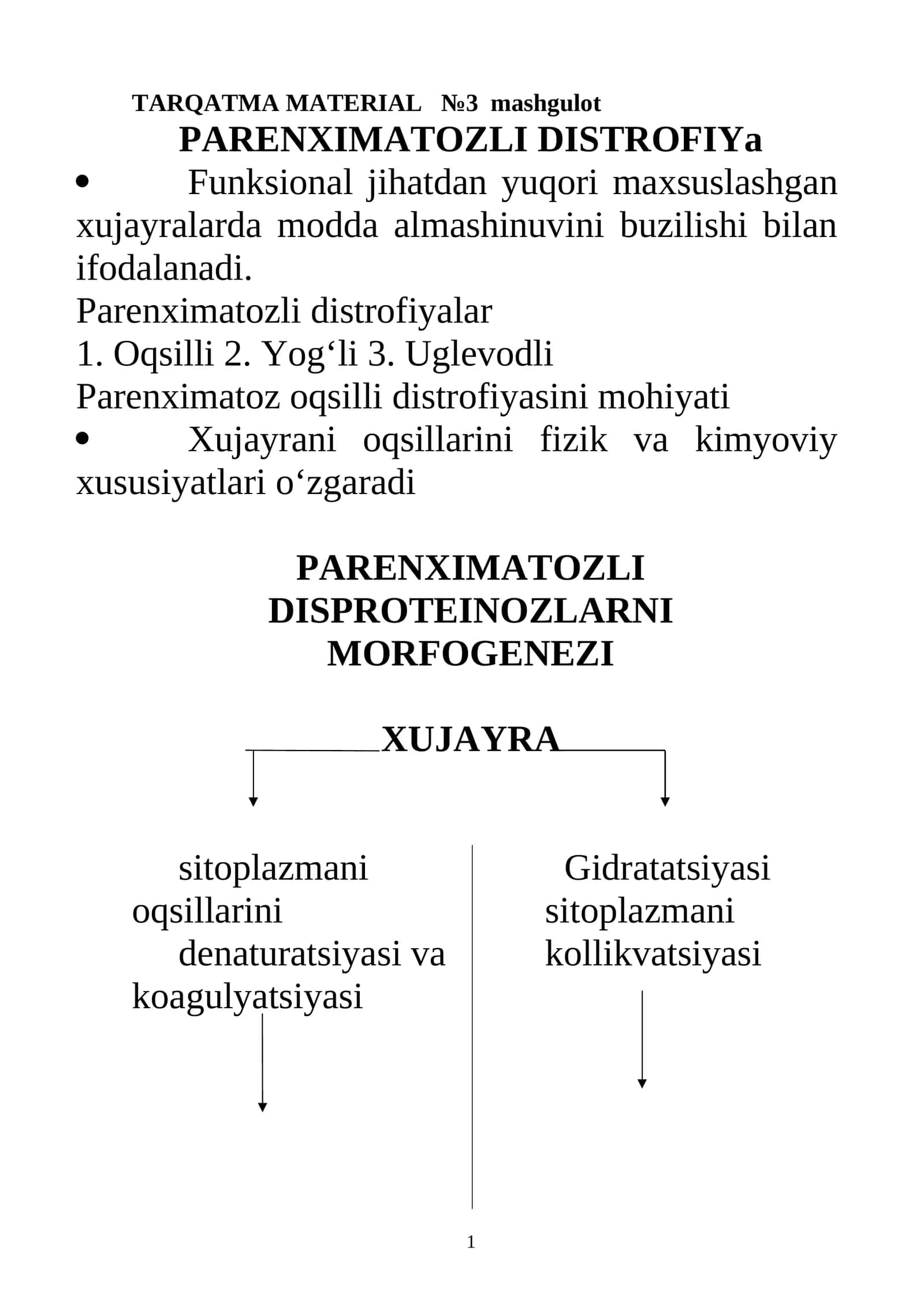 TARQATMA MATERIAL №3 mashgulot 1