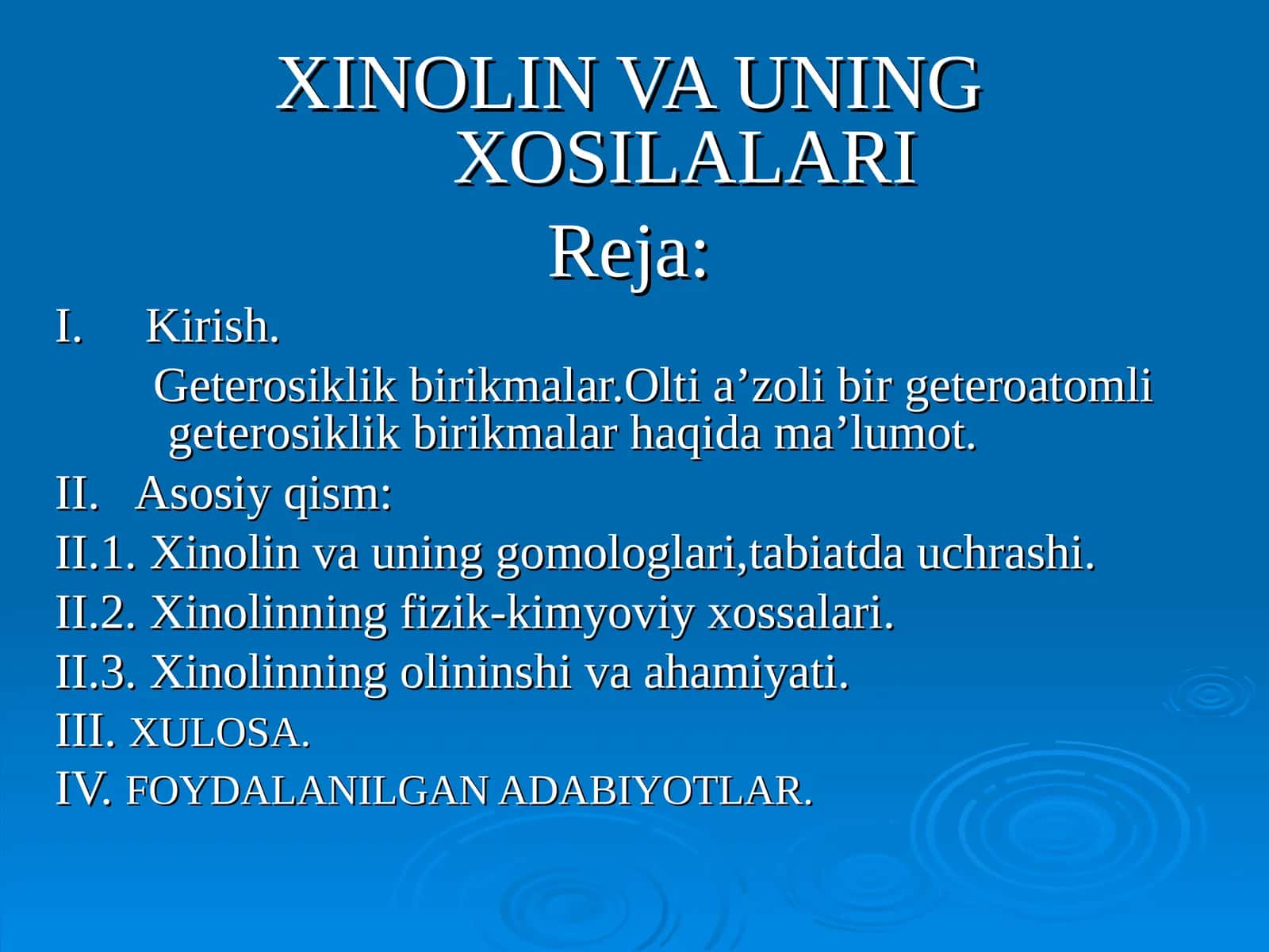 XINOLIN VA UNING XOSILALARI 1