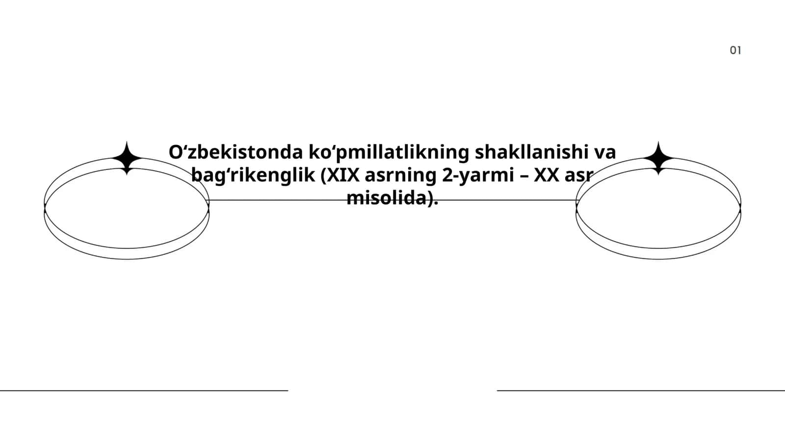 O‘zbekistonda ko‘pmillatlikning shakllanishi va bag‘rikenglik (XIX asrning 2-yarmi – XX asr misolida) 1