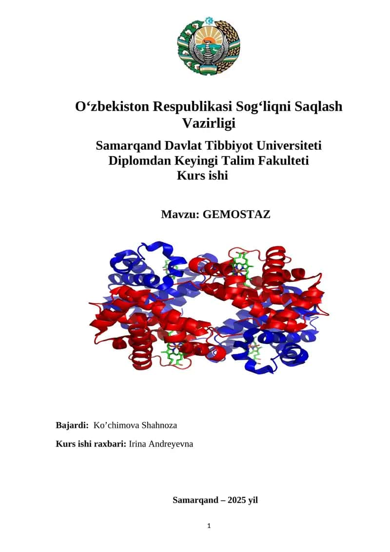GEMOSTAZ 1