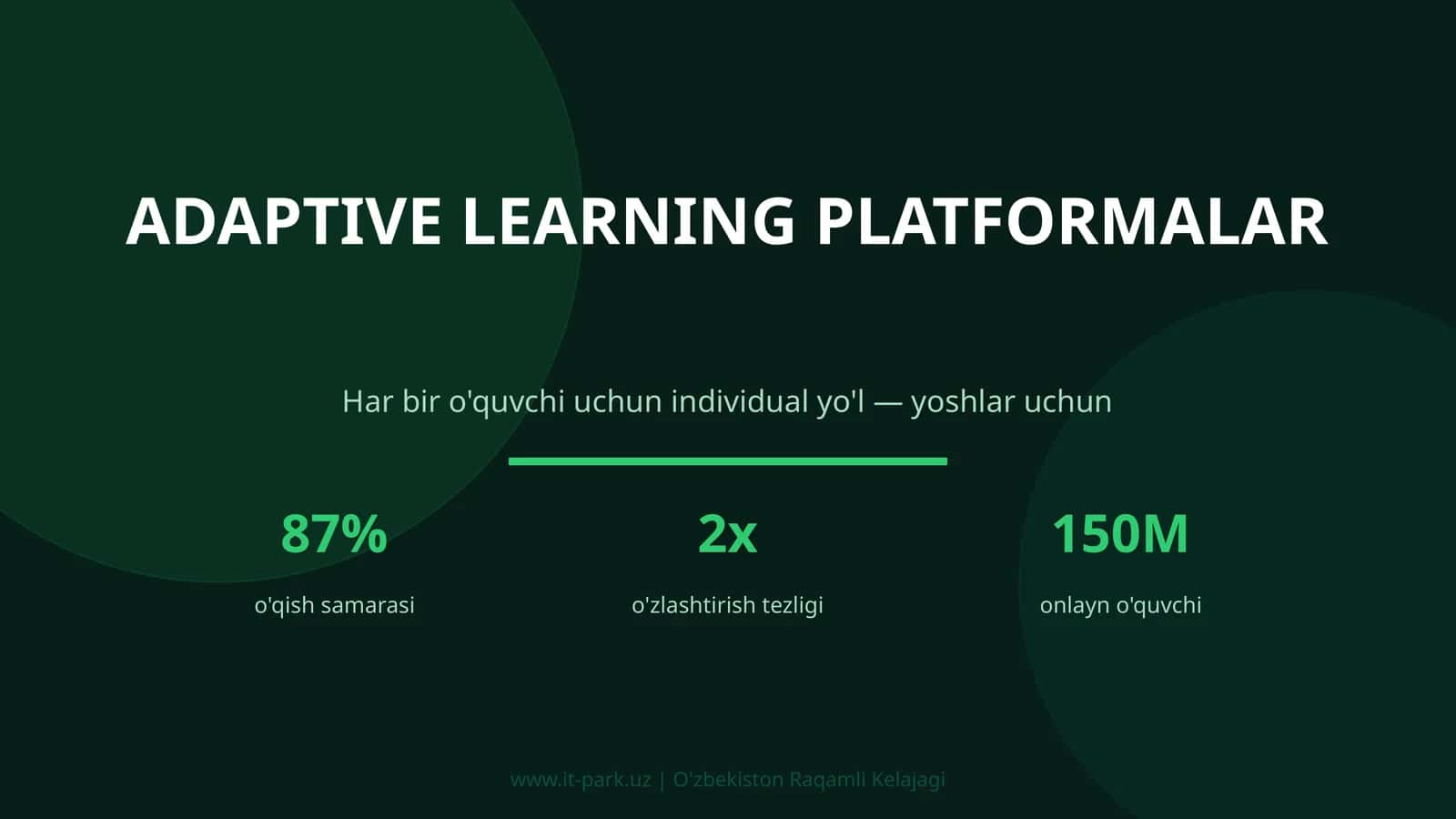 ADAPTIVE LEARNING PLATFORMALAR 1