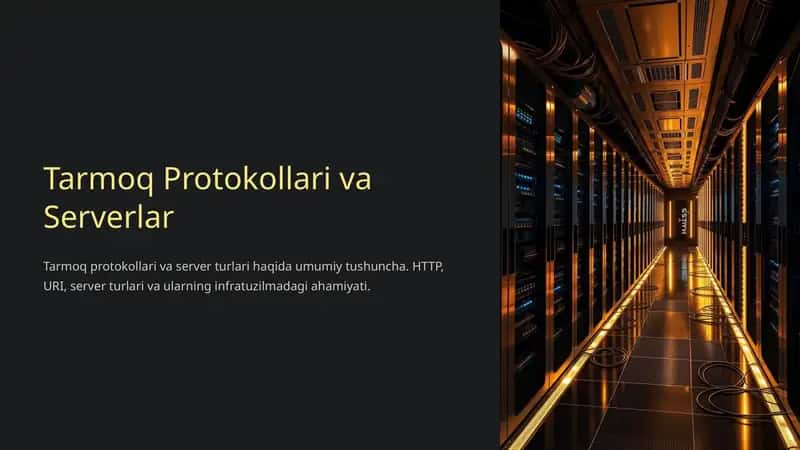 Tarmoq Protokollari va Serverlar 1