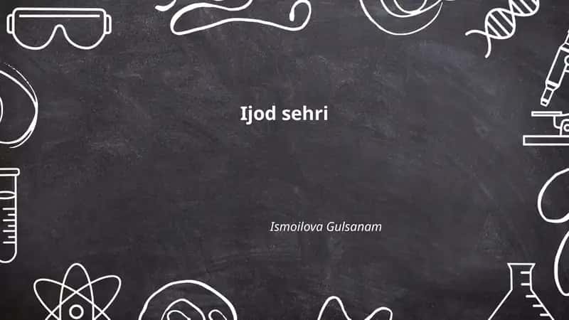 Ijod sehri 1