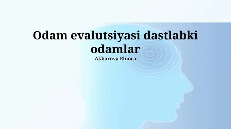 San'at va madaniyatning boshlanishi 1