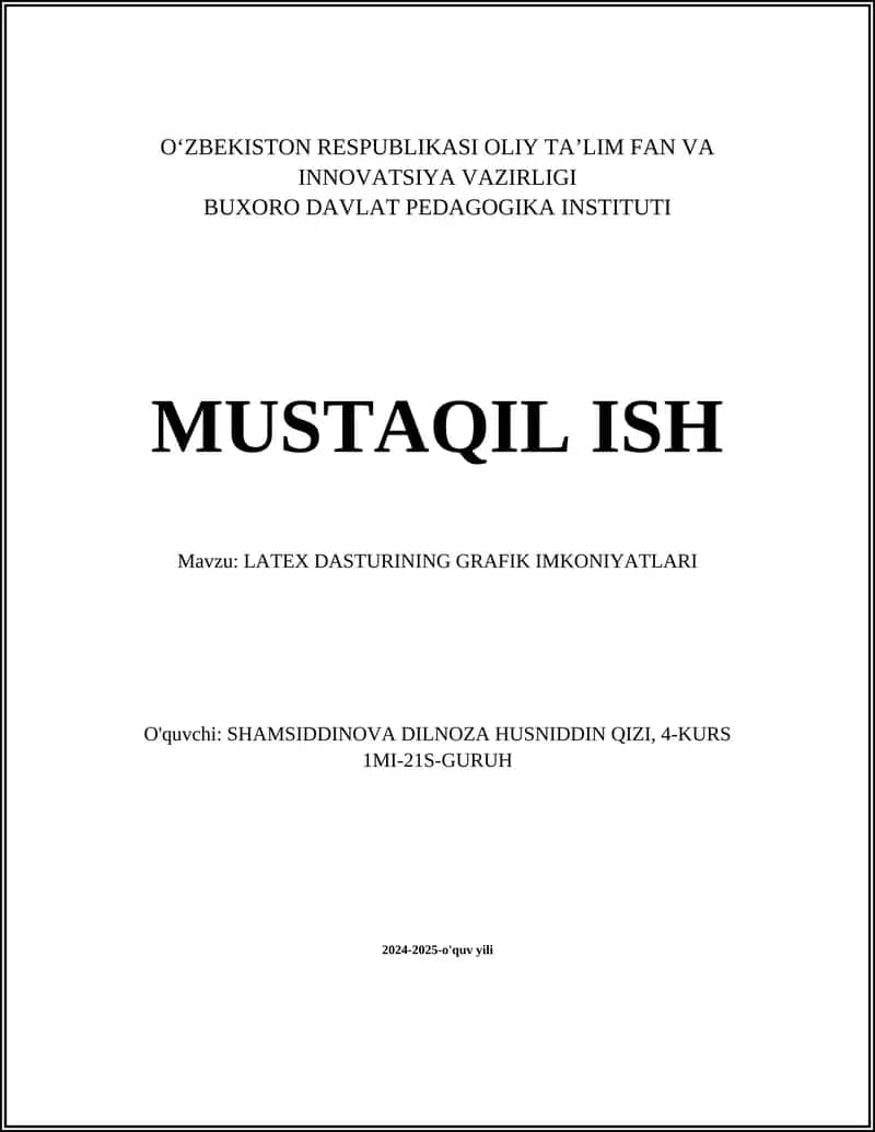 LATEX DASTURI 1