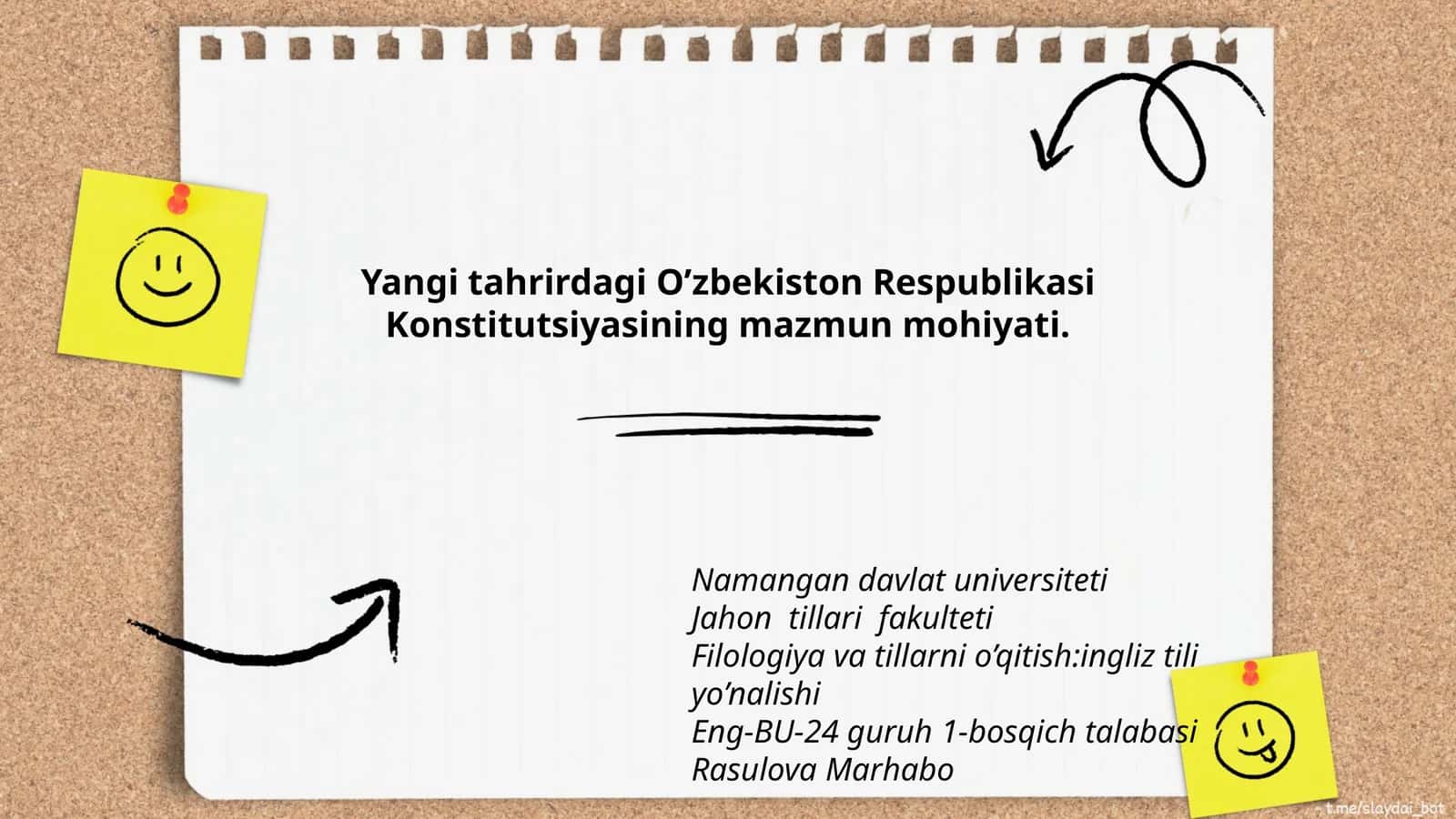 O’zbekiston Respublikasi Konstitutsiyasining mazmun mohiyati 1