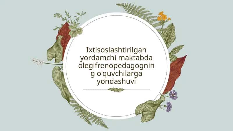 O'quvchilarga individual yondashuv 1