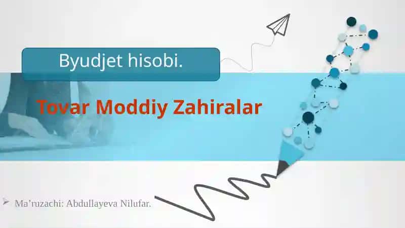 TOVAR MODDIY ZAHIRA NIMA? TARKIBI VA XUSUSIYATLARI