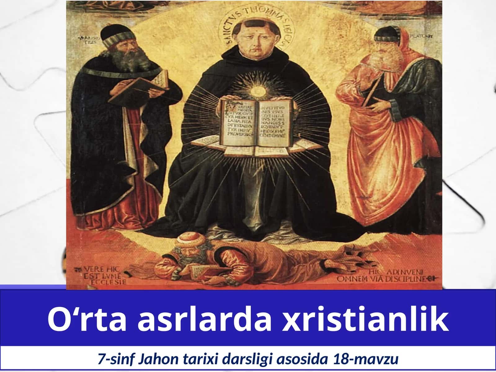7-sinf Jahon tarixi O'rta asrlarda xristianlik dars taqdimot 1