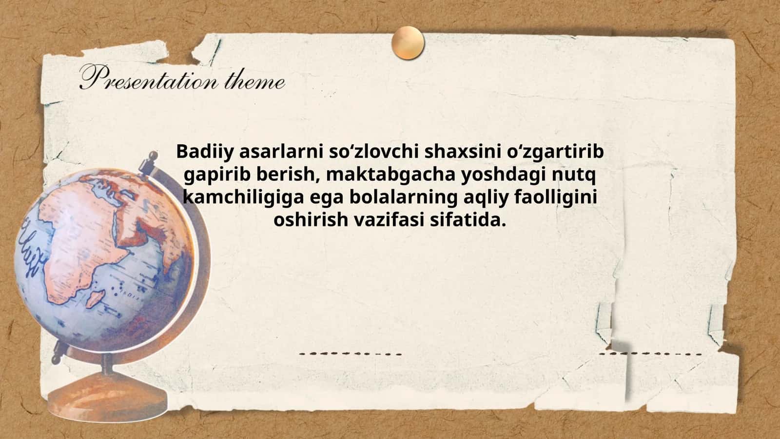 Badiiy asarlarni soʻzlovchi shaxsini oʻzgartirib gapirib berish 1