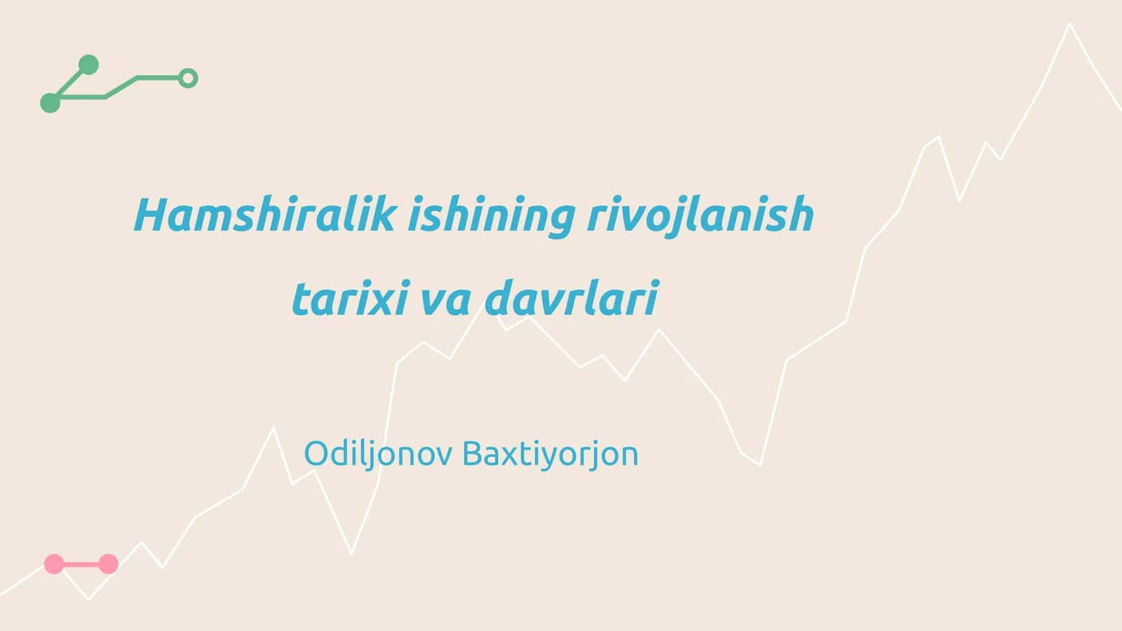 Hamshiralik ishining rivojlanish tarixi va davrlari 1