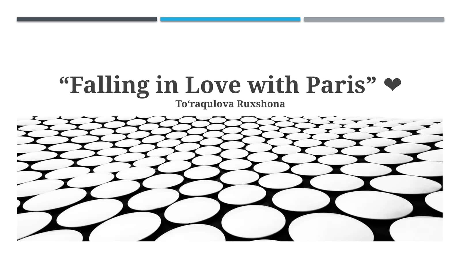 Falling in Love with Paris 1