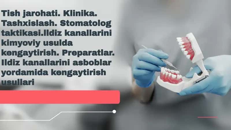 Tish jarohati. Klinika. Tashxislash. Stomatolog taktikasi 1