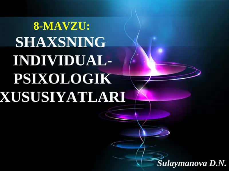 Xususiyatlar 1