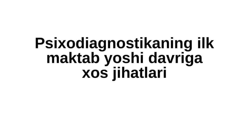 Psixodiagnostika 1
