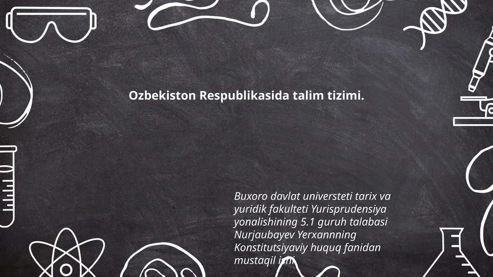 Konstitutsiyaviy huquq fanidan mustaqil ish 1