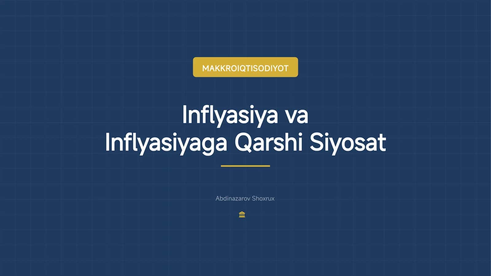 MAKROIQTISODIYOT 1