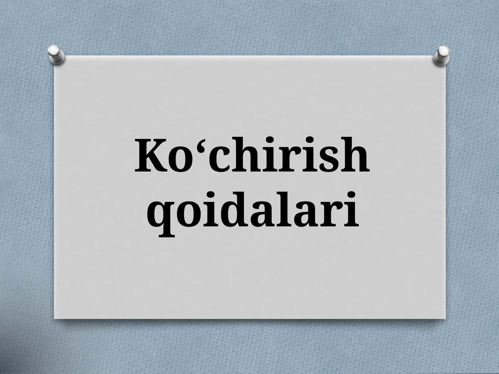 Bo‘g‘in ko‘chirish qoidalari 1
