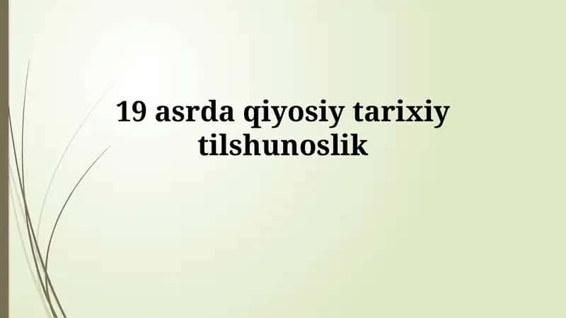 Til O'zgarishlarining Taqqoslash Analizi 1