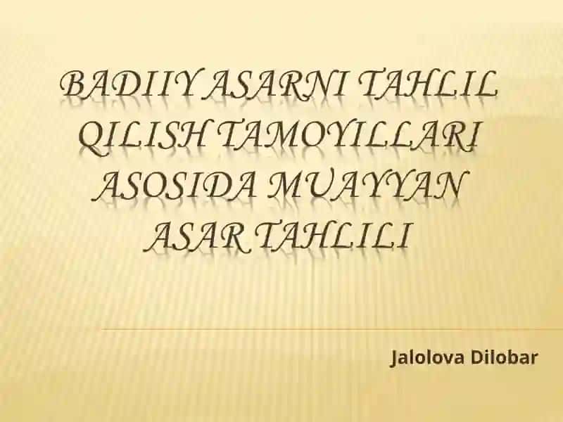 adabiyot
