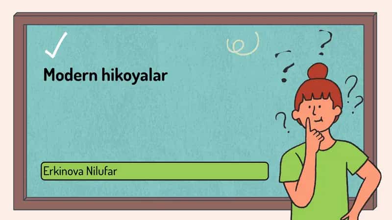 Modern hikoyalar 1