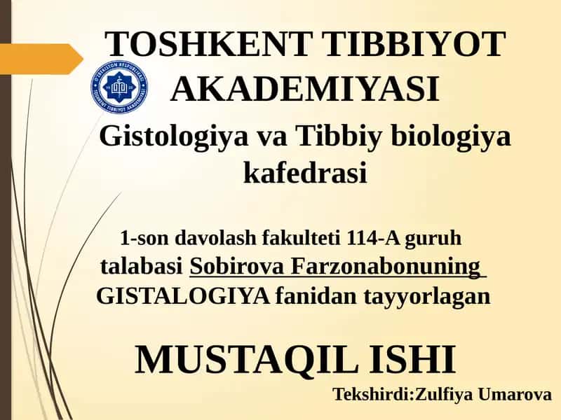 Limfositopoezning xususiyatlari 1