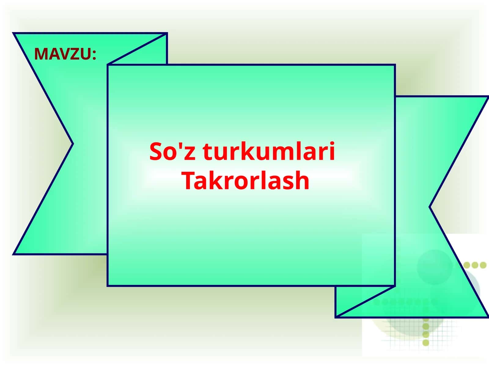 So'z turkumlari 1