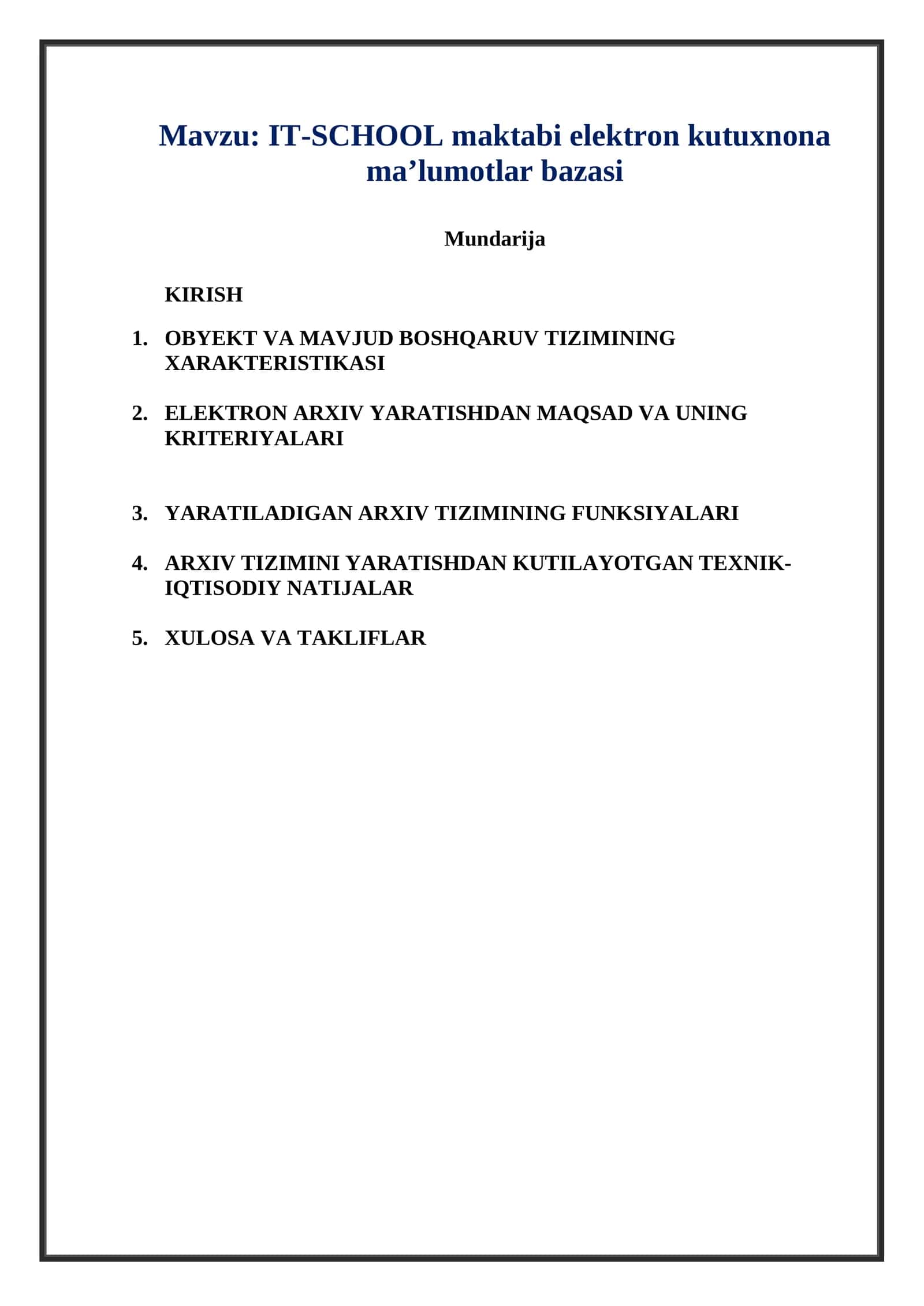 IT-SCHOOL maktabi elektron kutuxnona ma’lumotlar bazasi 1