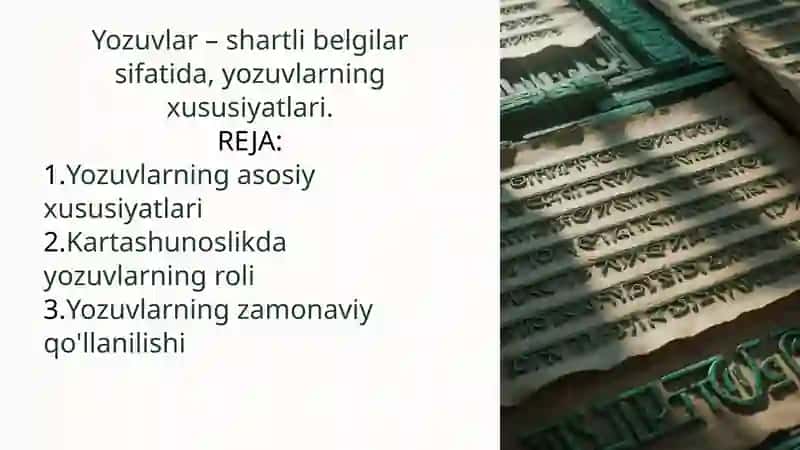 Yozuvlar