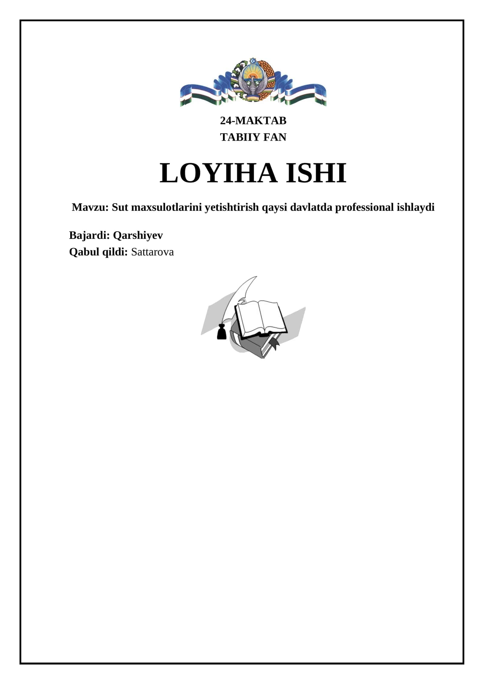 Sut maxsulotlarini yetishtirish qaysi davlatda professional ishlaydi 1
