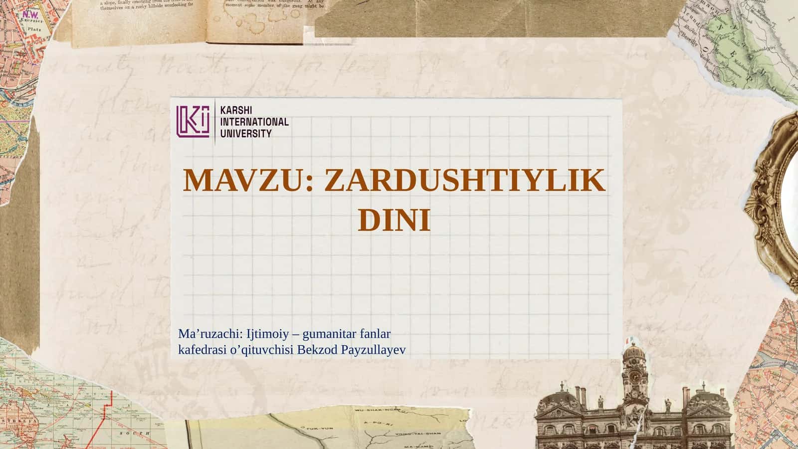 ZARDUSHTIYLIK DINI 1