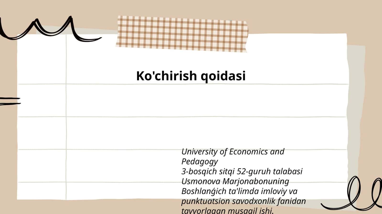 Boshlanģich ta'limda imloviy va punktuatsion savodxonlik 1