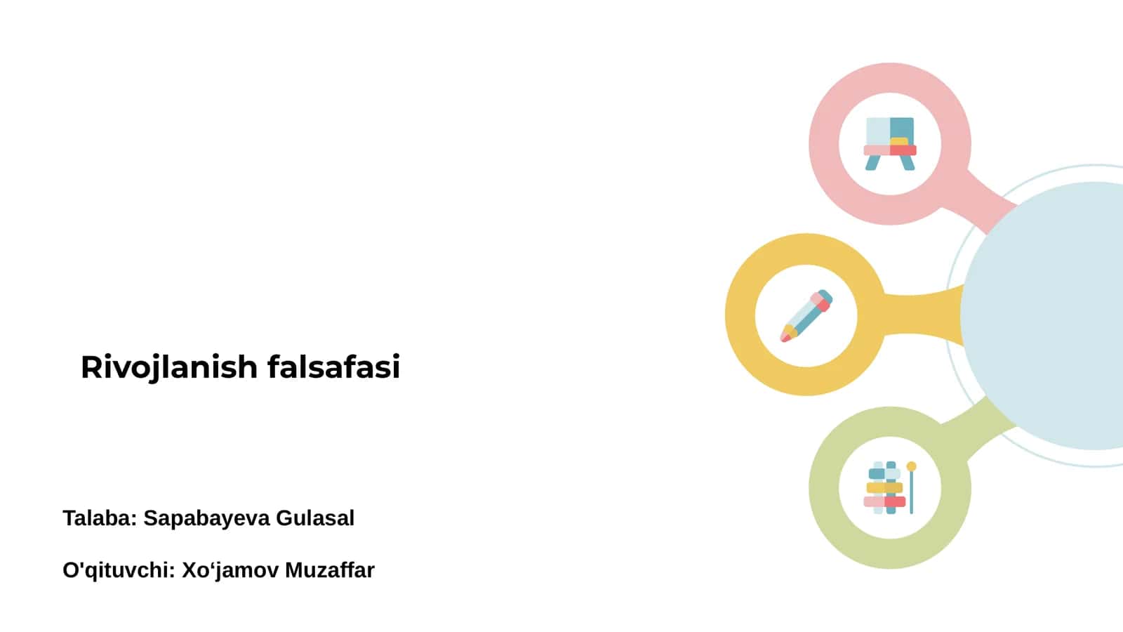 Rivojlanish falsafasi 1