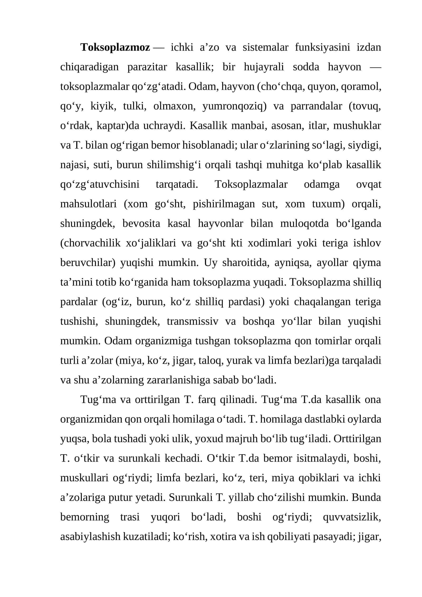 Toksoplazmoz 1