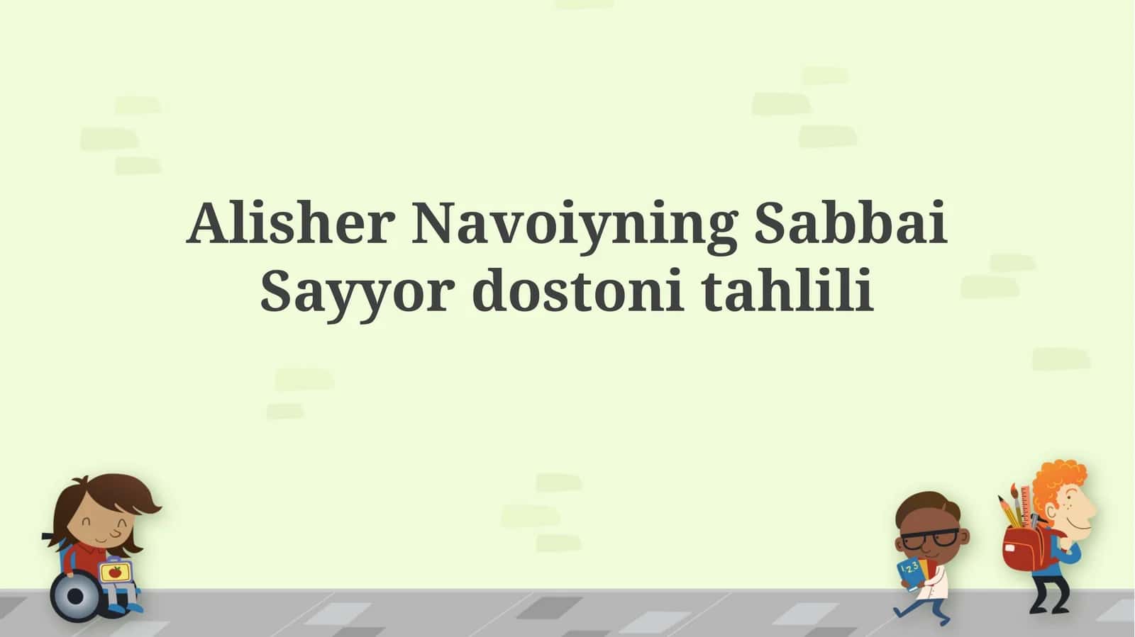 AlisherNavoiyningSabbaiSayyordostonitahlili 1