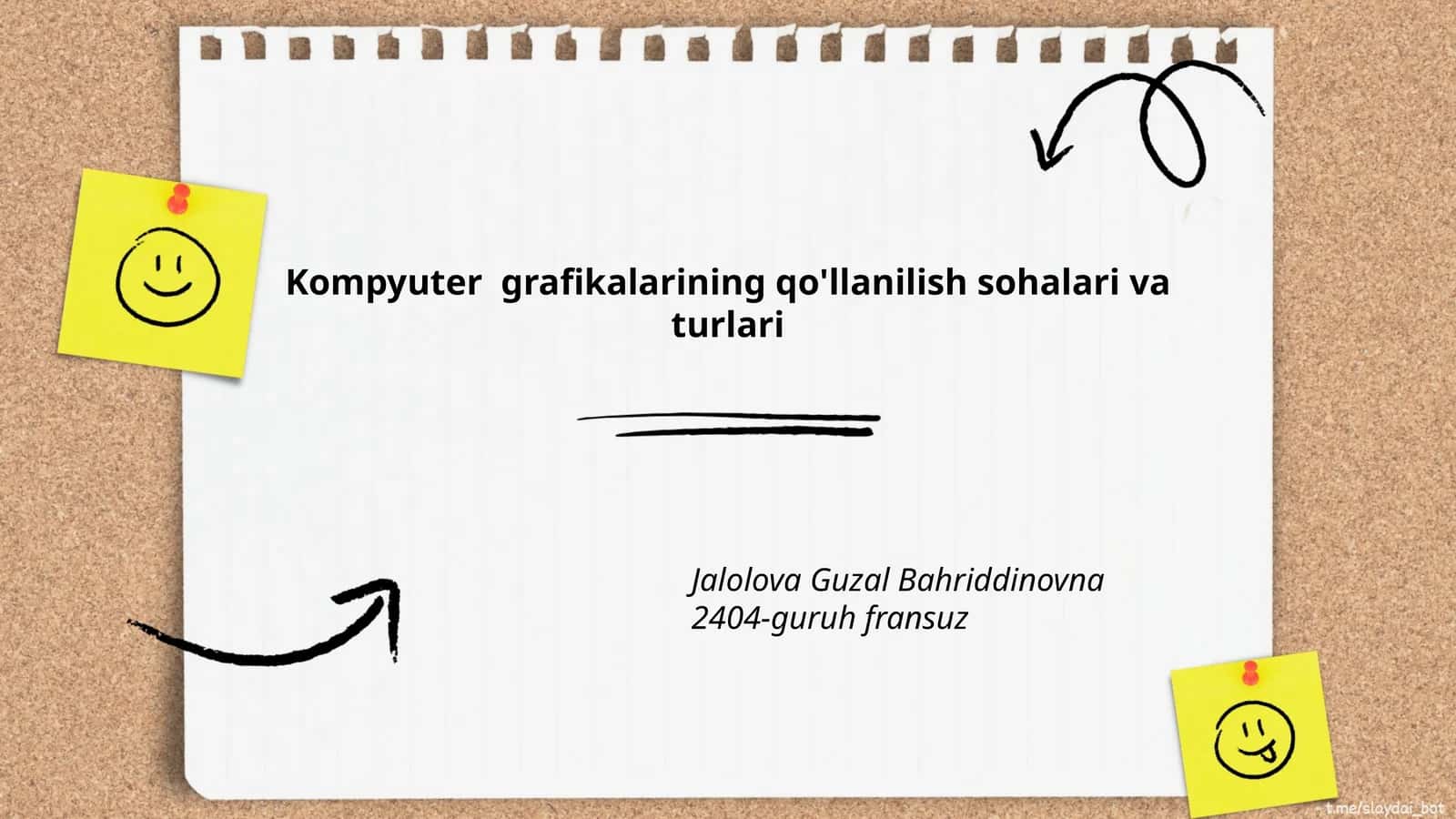 Kompyuter grafikalarining qo'llanilish sohalari va turlari 1
