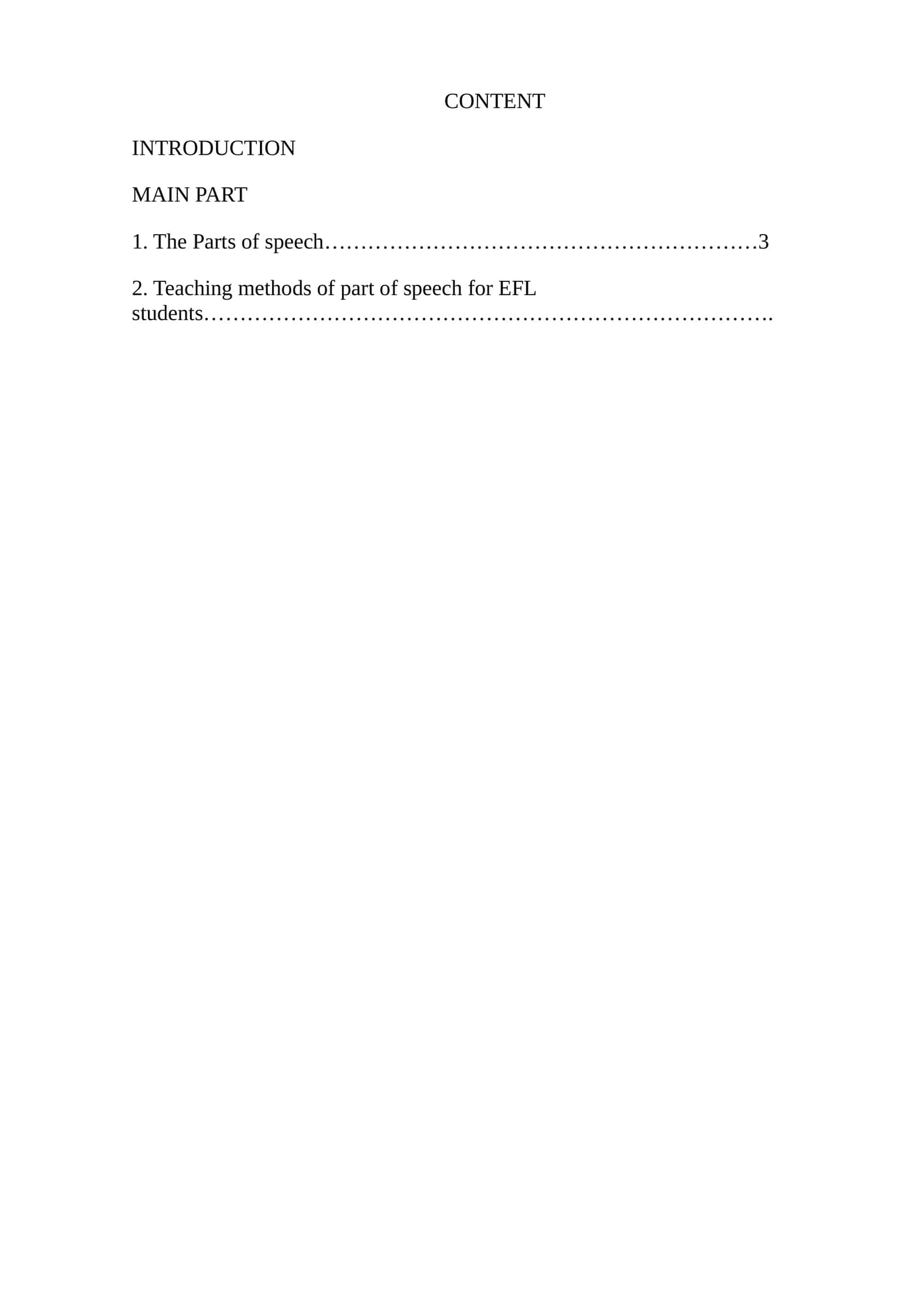 THE EIGHT PARTS OF SPEECH 1