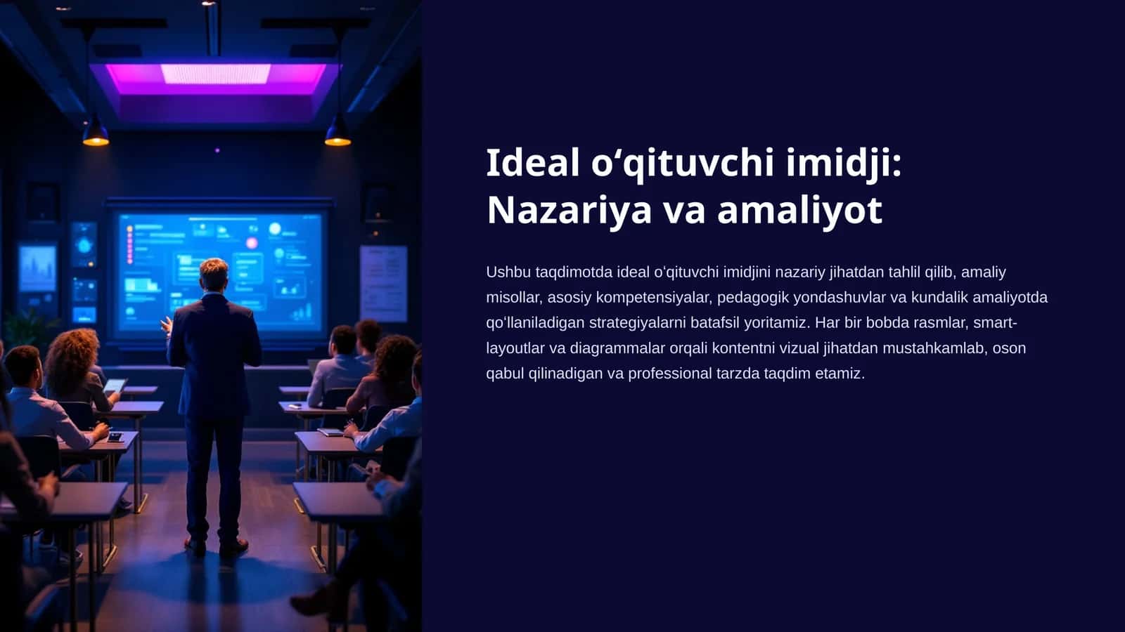 Ideal o'qituvchi imidji 1