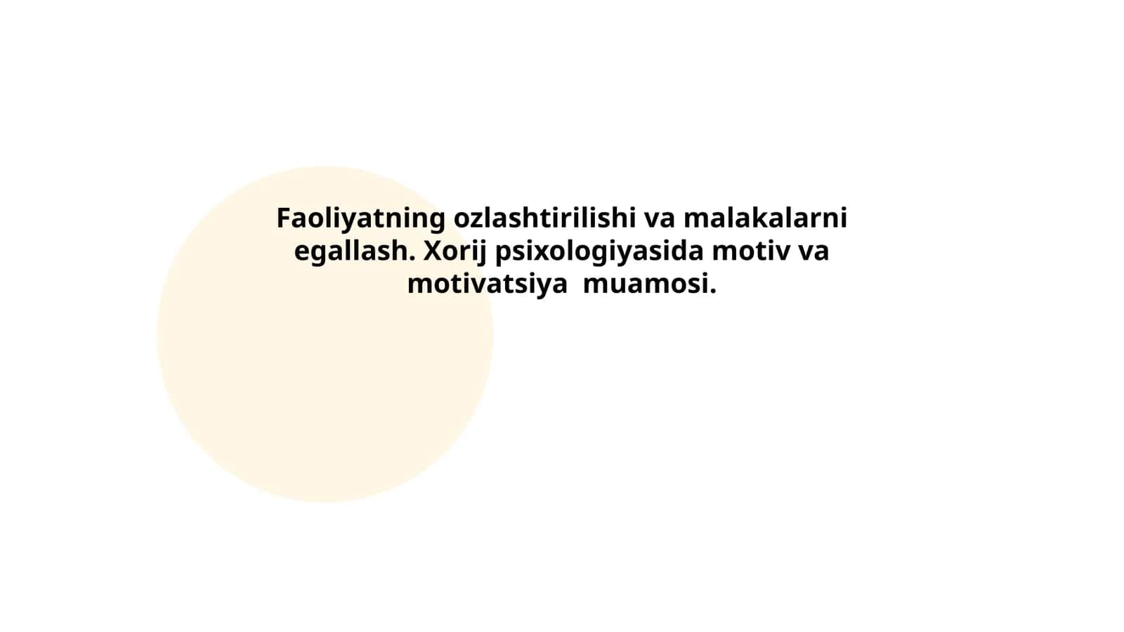Motivatsiya nazariyalari 1
