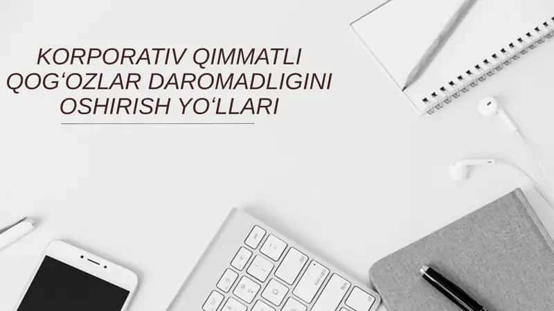 Qimmatli qogʻozlar emissiyasi strategiyasini optimallashtirish 1