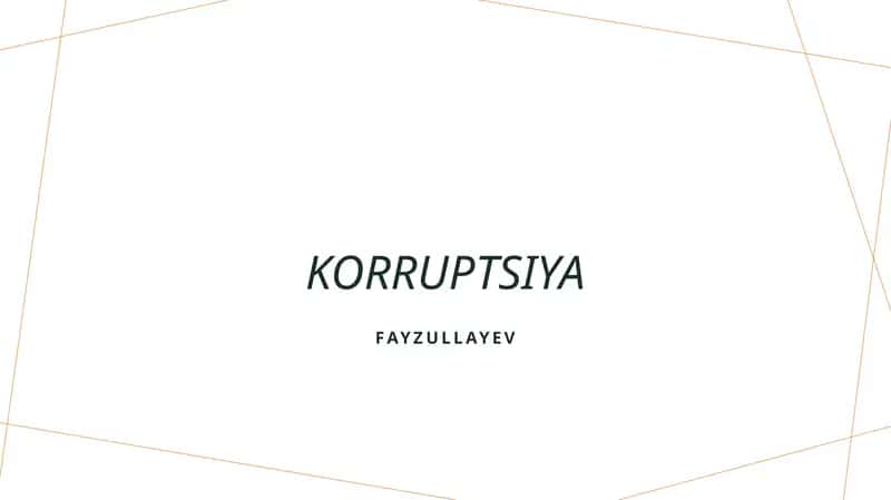 Korrupsiya 1