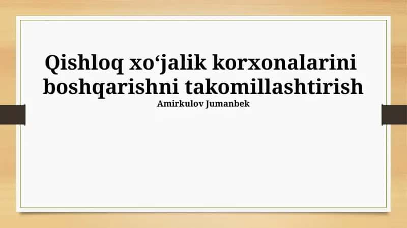 Marketing va mahsulotlarni sotish strategiyasi 1