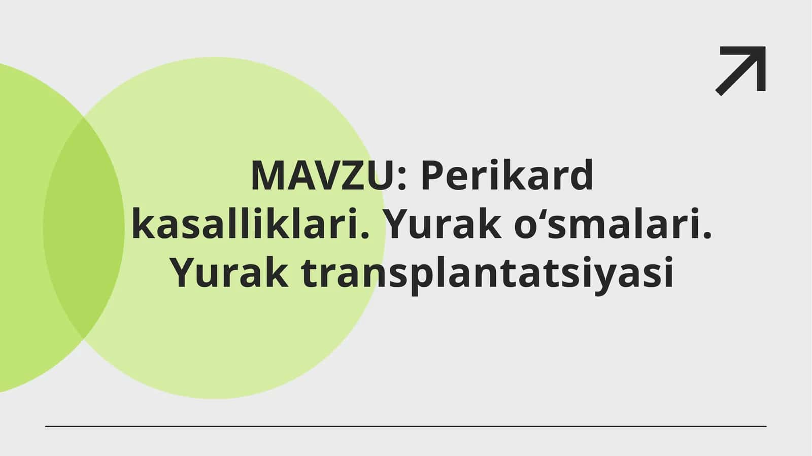 Perikard va yurak kasalliklari 1