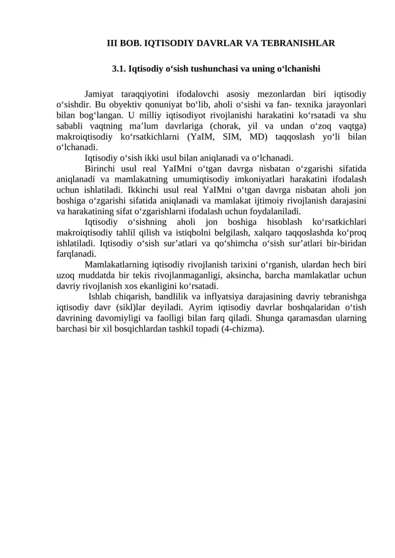 IQTISODIY DAVRLAR VA TEBRANISHLAR 1