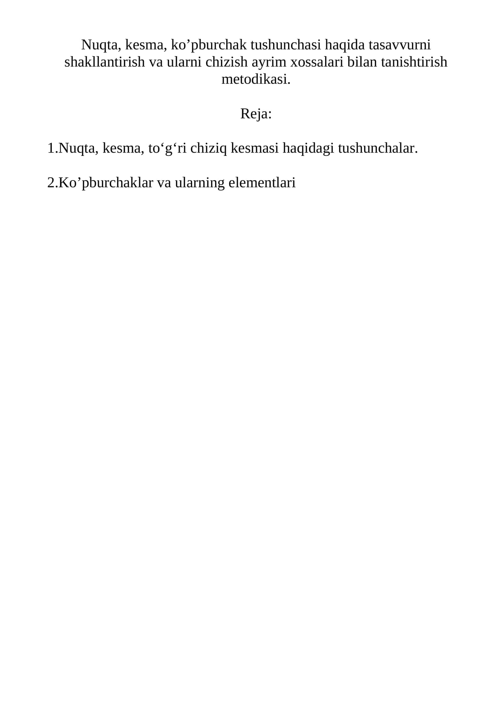 Geometrik Materiallar 1