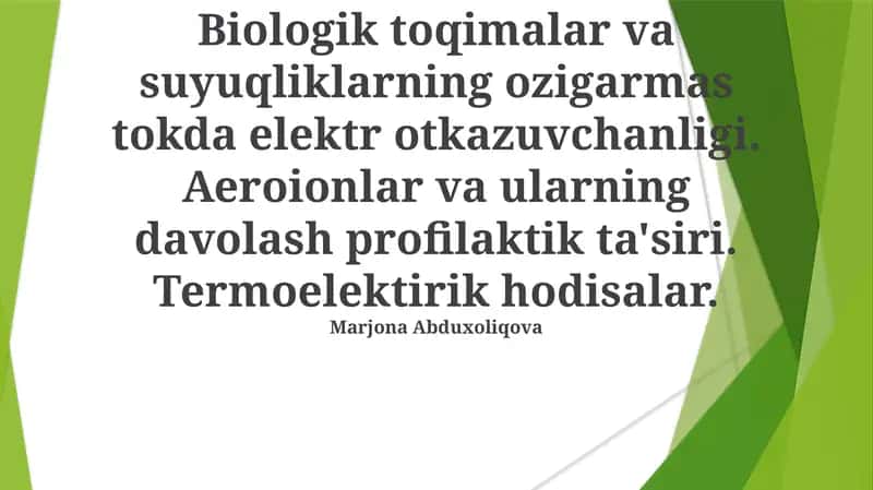 Termoelektrik Hodisalar 1